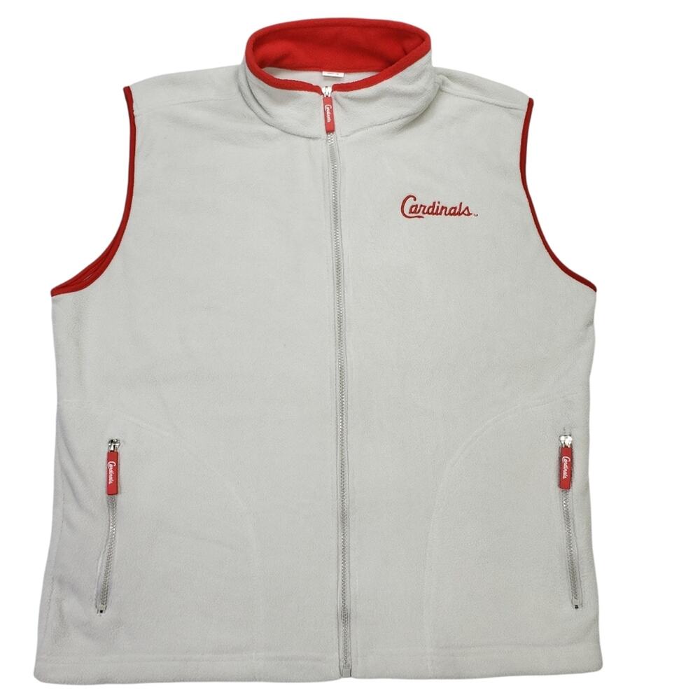 St. Louis Cardinals MLB Vest Size XL Red/Cream